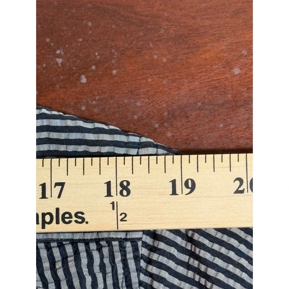 J Crew‎ Classic Fit Striped Cotton Button Down Shirt Mens Size L